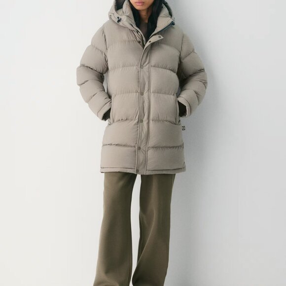 Aritzia The Super Puff Mid - Modern Taupe - Size XS - Picture 10 of 16